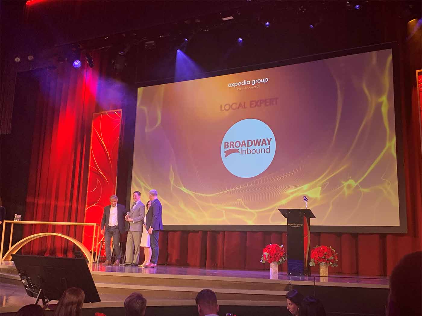 Broadway Inbound Receives Expedia EPIC Award